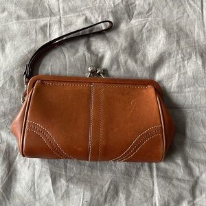 Vintage Coach wristlet
